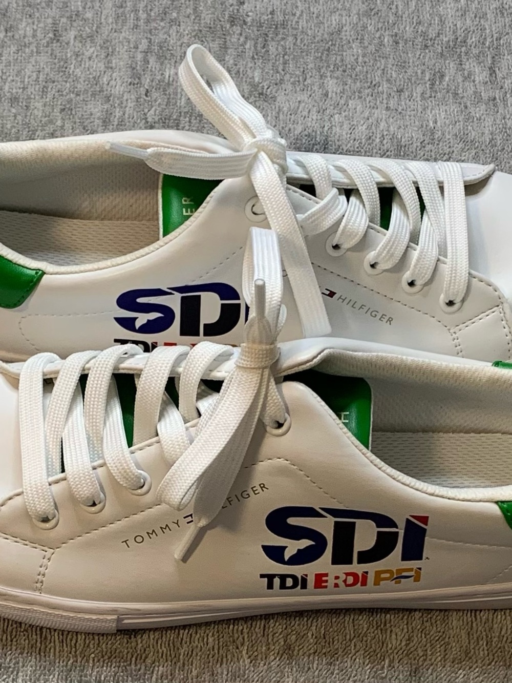 Tommy Hilfiger Foxton Sneakers with SDI,TDI,ERDI, and PFI Scuba Diving Logo Text